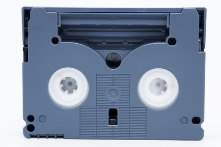 Mini DV tape (with clipping path). Ready for your creative work