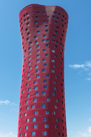 Barcelona, Spain - April 11, 2014   Hotel Porta Firaのeditorial素材