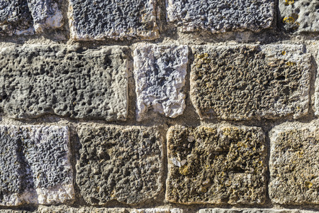 Close up of a stone wall