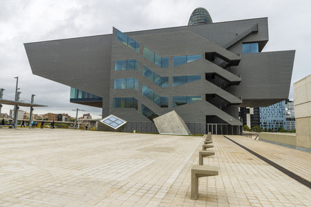 Barcelona, Spain - May 12, 2014: the new Dhub (Design hub) building, designed by MBM Architects and completed in february 2013. 
The Design Hub Barcelona Building (DHUB, Disseny Hub in catalan) is a new culture center created by the city hall to promote dのeditorial素材