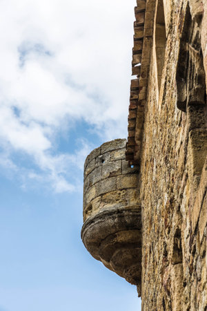 Tower Defense in Pals, Girona, Catalonia, Spainの写真素材