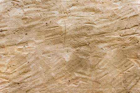Close up of a breaded wall with cementの写真素材