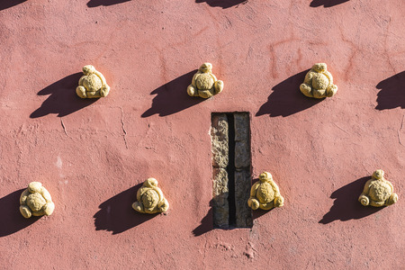 Figueres, Spain - December 30, 2014: Dali Museum in Figueres. Museum was opened on September 28, 1974 and houses largest collection of works by Salvador Dali.
Behind the facade of the Dali museum in Figueres, Catalonia, Spainのeditorial素材