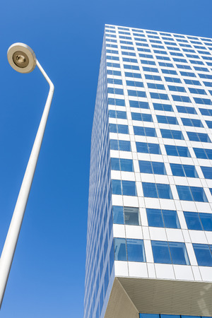 skyscraper with clear sky in Barcelonaのeditorial素材