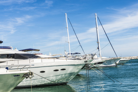 Puerto Banus, a marina near Marbella in Costa del Sol, Andalusia, Spain