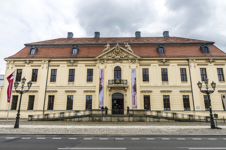 Berlin, Germany - April 14, 2017: Facade of Jewish Museum in Berlin, Germanyのeditorial素材
