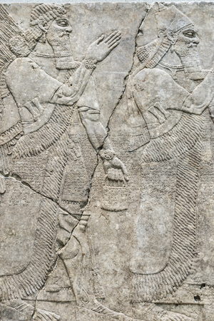 Berlin, Germany - April 15, 2017: Egyptian art works of the Egyptian Museum of Berlin in Germanyのeditorial素材