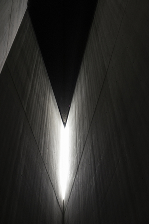 Berlin, Germany - April 14, 2017: Inside the Holocaust Tower in the Jewish Museum in Berlin, Germanyのeditorial素材