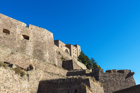 View of the medieval castle of Cardona in Catalonia, Spainのeditorial素材