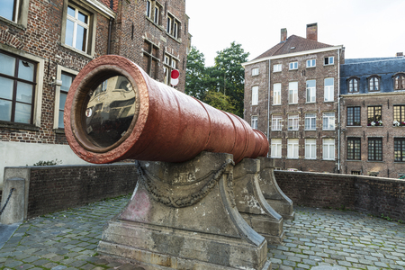 Medieval canyon called Dulle Griet in the medieval city of Ghent, Belgiumのeditorial素材