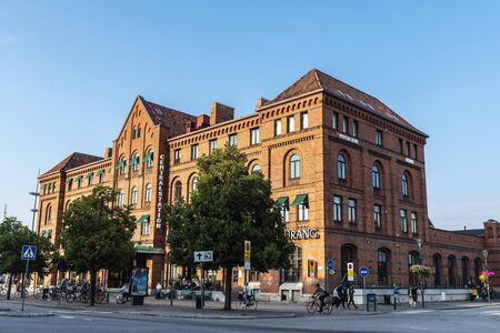 MalmÃ¶, Sweden - August 28, 2019: Malmo Central Station (MalmÃ¶ Centralstation) with people around, Malmo, Swedenのeditorial素材