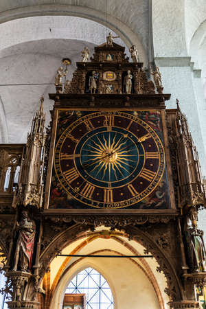 Rood screen in the interior of the LÃ¼beck Cathedral in the center of LÃ¼beck, Germany