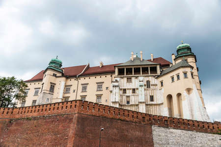 Wawel Royal Castle on the Wawel Hill in Krakow, Polandのeditorial素材
