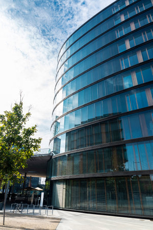 Vienna, Austria - October 16, 2022: Headquarters of the Erste Group Bank AG in Quartier Belvedere, Vienna, Austriaのeditorial素材