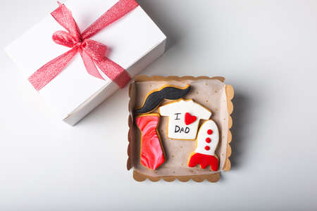 assortment box of handmade cookies as a gift for fathers day