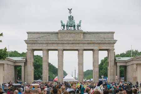 Berlin, Germany -22 May 2019- Brandenburgh Gateのeditorial素材