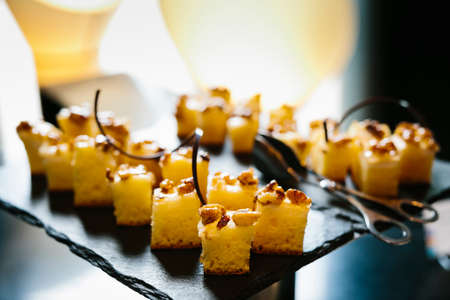 Portions of a cakeのeditorial素材