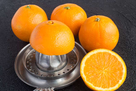 oranges and juicer