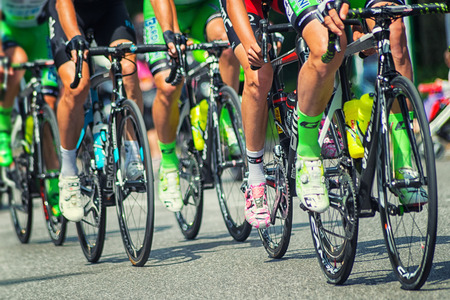 Stage 17 of the Giro dÃ ¢ â,¬â "¢ Italy, 196km from Molveno to Cassano gives ¢ â,¬â" ¢ Adda, Sprint in Brescia, Italy, 25th May 2016のeditorial素材
