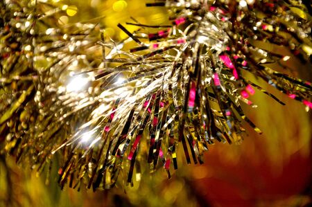 Making homemade Christmas decoration.の写真素材