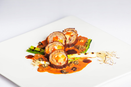 BEEF ROLLSの写真素材