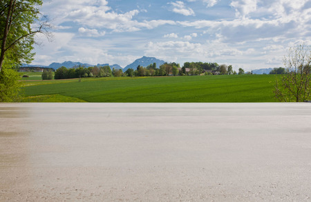 A new highway across the countryの写真素材