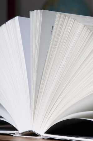 A open book with lot of pagesの写真素材