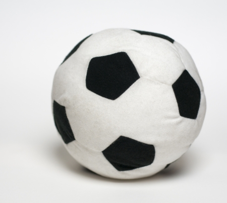Soft kid soccer ballの写真素材