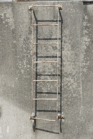 Old rusty ladderの写真素材