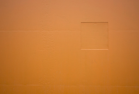 Orange wallの写真素材
