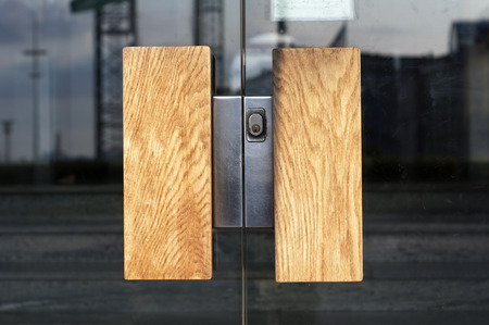 Entrance, glas doorの写真素材