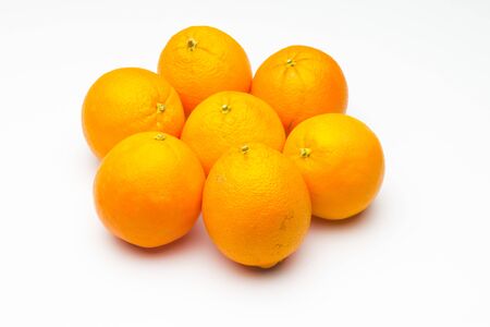 The fruit of the orange is given in the winter season, you can eat it raw or make rich juices, the orange is full of properties especially Vitamin C. It can be eaten as dessert.の写真素材