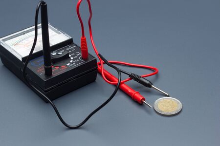 Tester measuring and control apparatus to find out both alternating and continuous electric current...