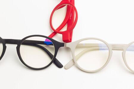 Glasses and lenses for the protection of the eyes, to improve the visual health of the people, to be...
