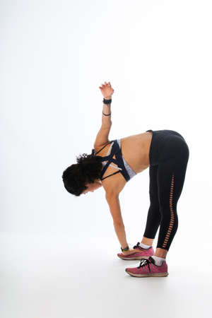 Athlete warming up before training to avoid injury.