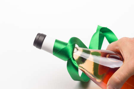 Give organic wine as a gift, grown without chemicals, taking care of nature and preserving the taste of the final product.の写真素材