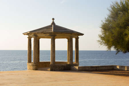 Costa Brava, Camino de Ronda that runs along the coast parallel to the sea.の写真素材