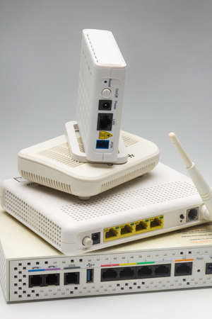 Digital communication, sending information digitally. Routers