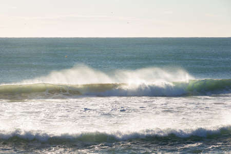 Waves, bad sea on the beach