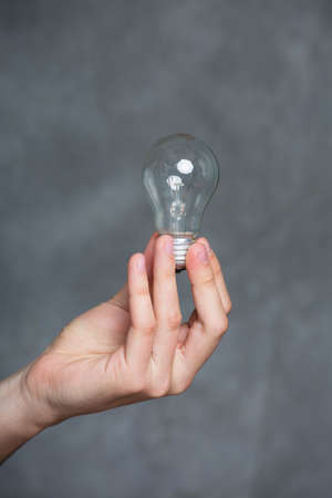 Incandescent bulb with high energy consumption due to its high calorific value.の写真素材