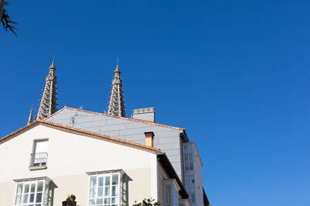 Streets of the city of Burgos, Castilla Leon, Spainの写真素材