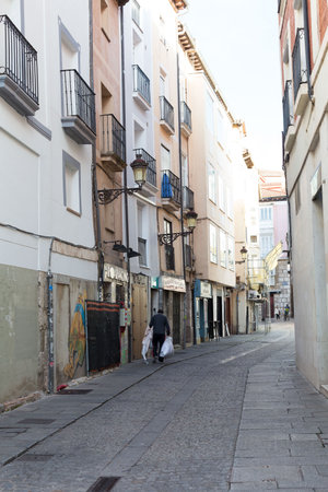 Streets of the city of Burgos, Castilla Leon, Spainのeditorial素材