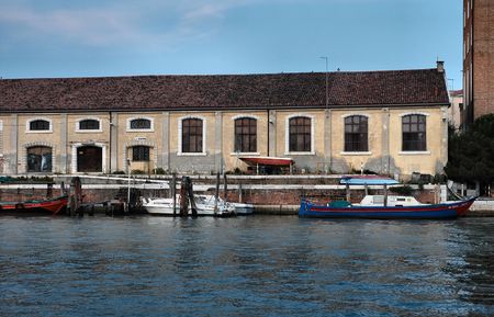 Store near the waterの写真素材