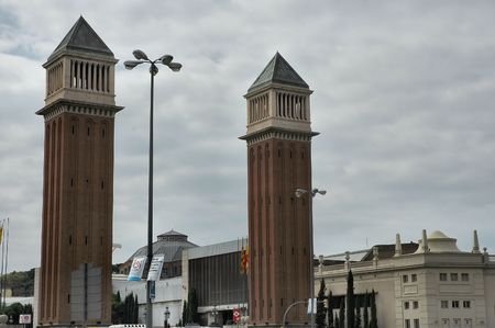 Towers - Barcelonaの写真素材