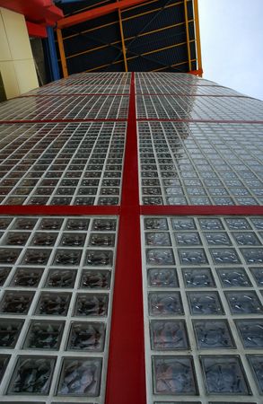 Glass wallの写真素材