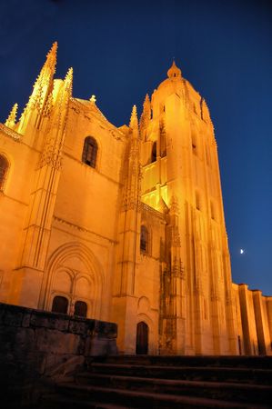 Cathedral at duskの写真素材