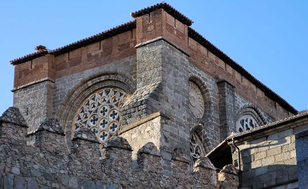 Old church in the city of Cuenca,Spainの写真素材