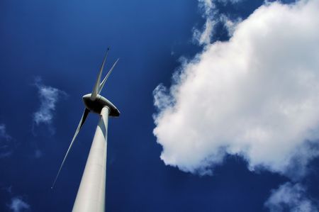 Wind towerの写真素材