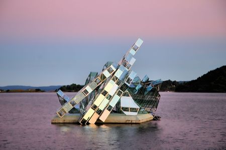 Modern monumentの写真素材