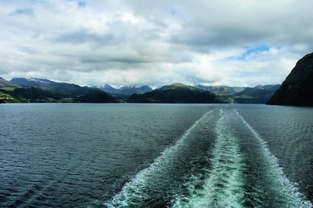 Fjords of Norwayの写真素材